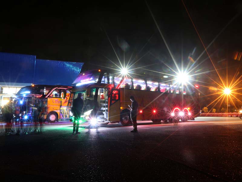 Suasana Terminal Akap Di Aceh