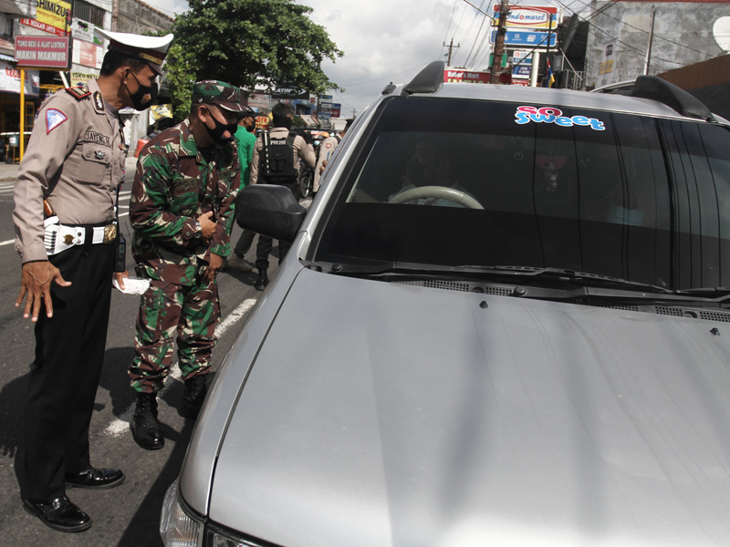 Posko Penyekatan Dalam Kota Yogyakarta