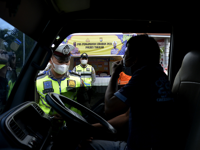Penyekatan Pemudik Di Sulawesi Selatan