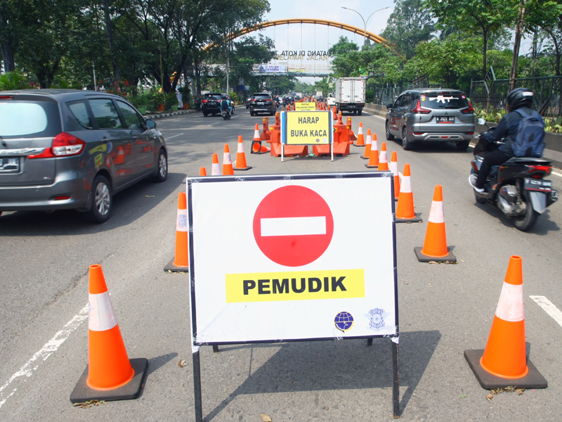 Pos Penyekatan Larangan Mudik Tidak Dijaga Petugas