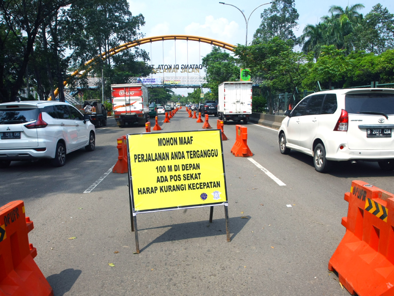 Pos Penyekatan Larangan Mudik Tidak Dijaga Petugas