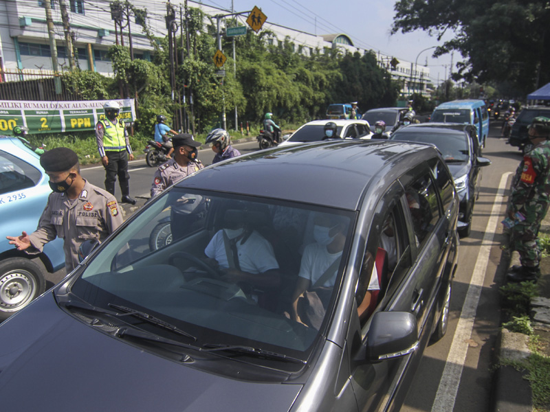 Penyekatan Pemudik Di Depok
