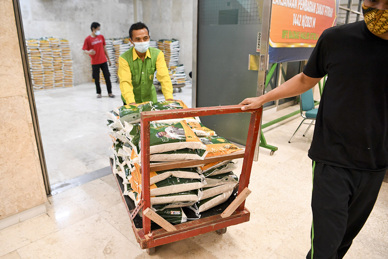 Penyaluran zakat Fitrah