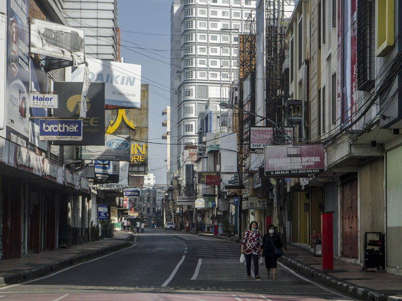 Suasana Sepi Di Kota Bandung Saat Lebaran