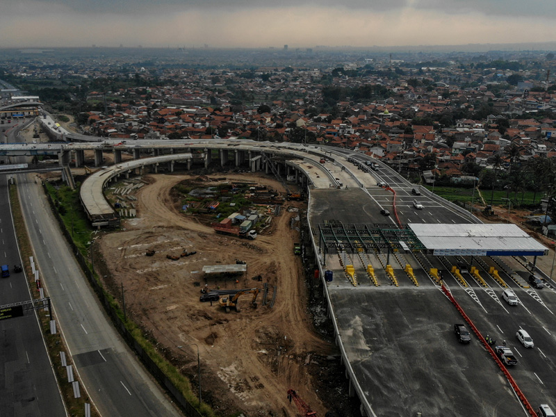 Uji Coba Lintasan Proyek Simpang Susun Cileunyi