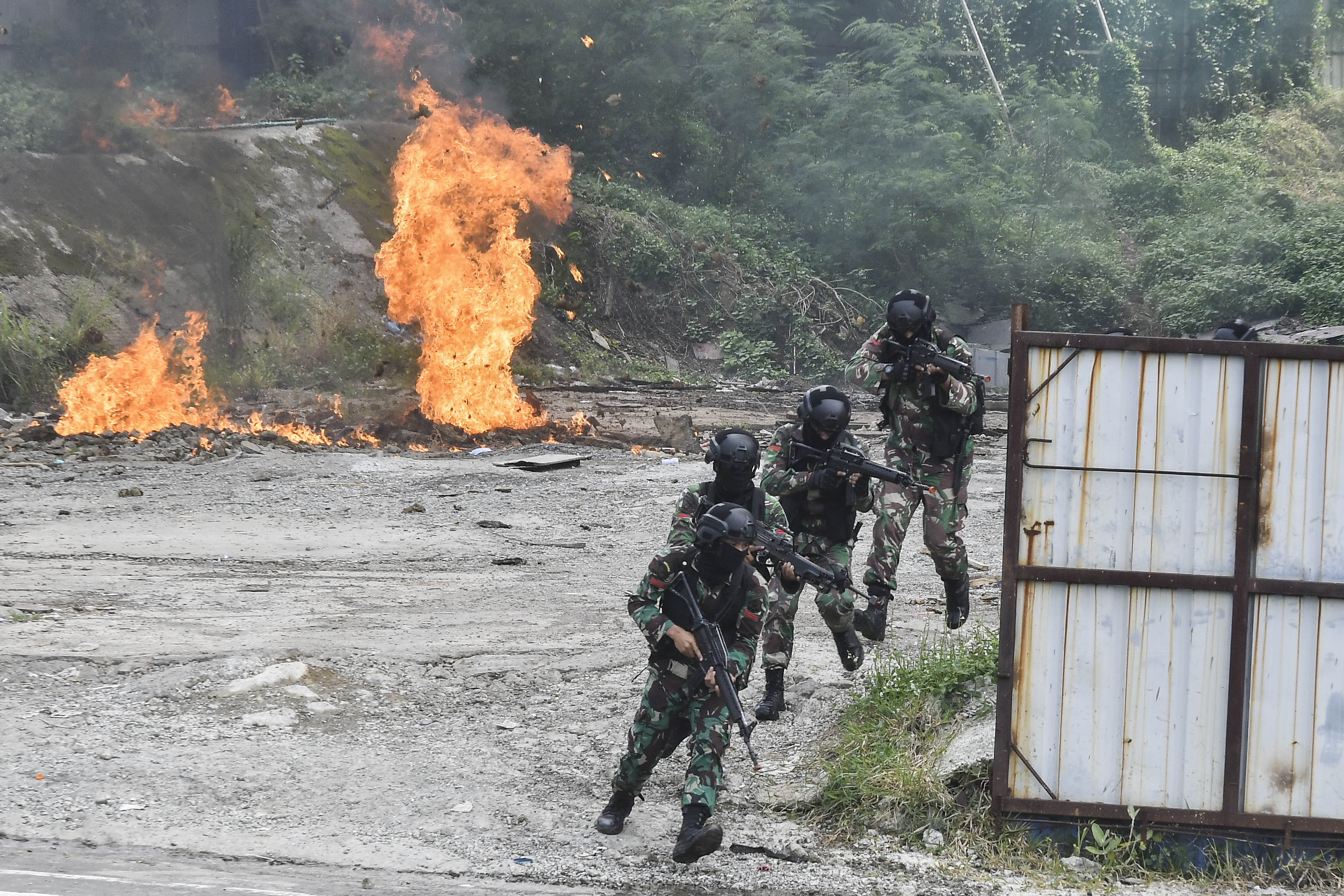 Latihan Uji Siap Tempur Kodam Jaya