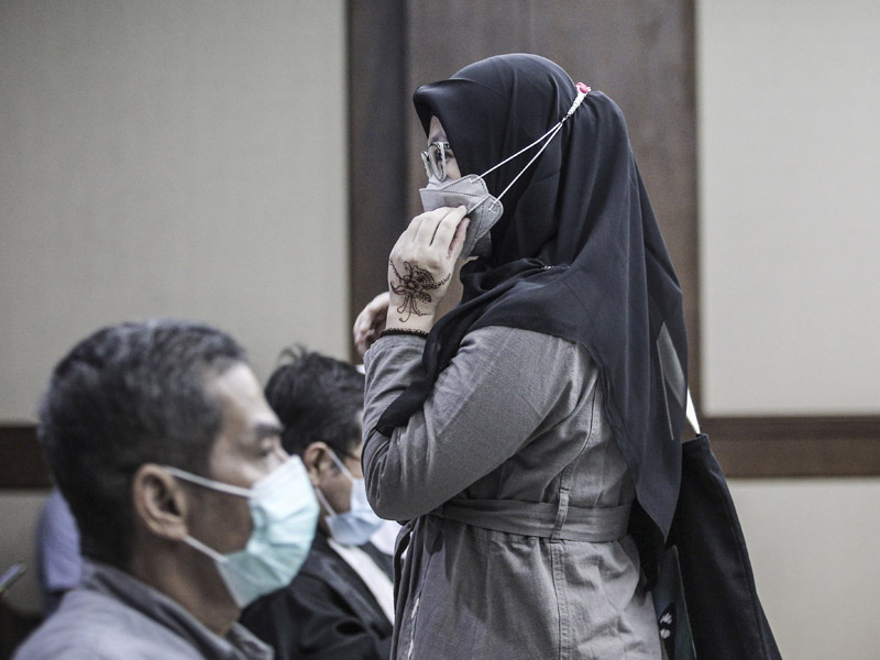 Sidang Putusan Sela Leni Marlena