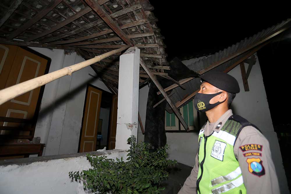 Dampak Gempa 6,2SR di Blitar