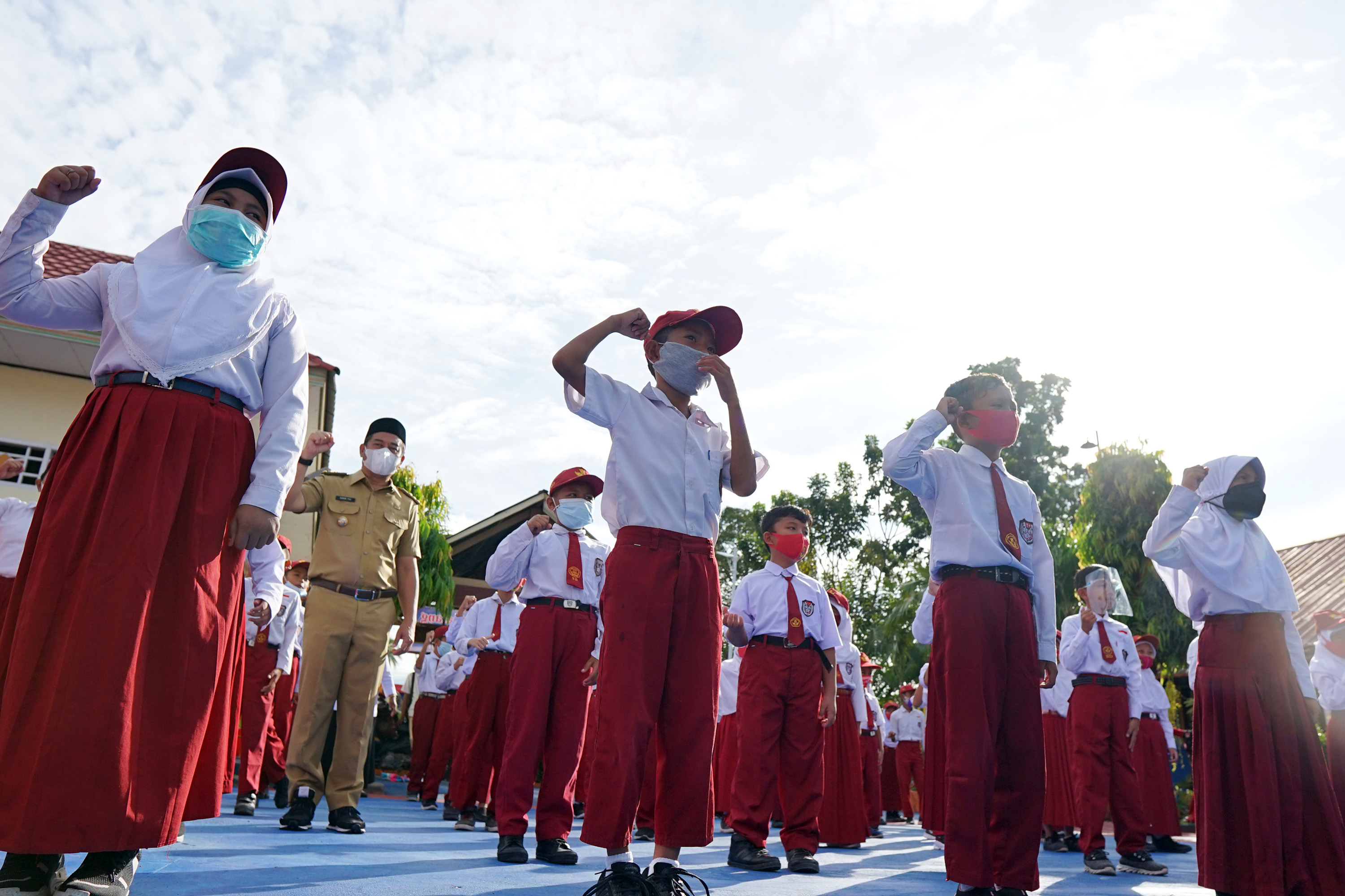 Sekolah Tatap Muka Terbatas di Bone Bolango