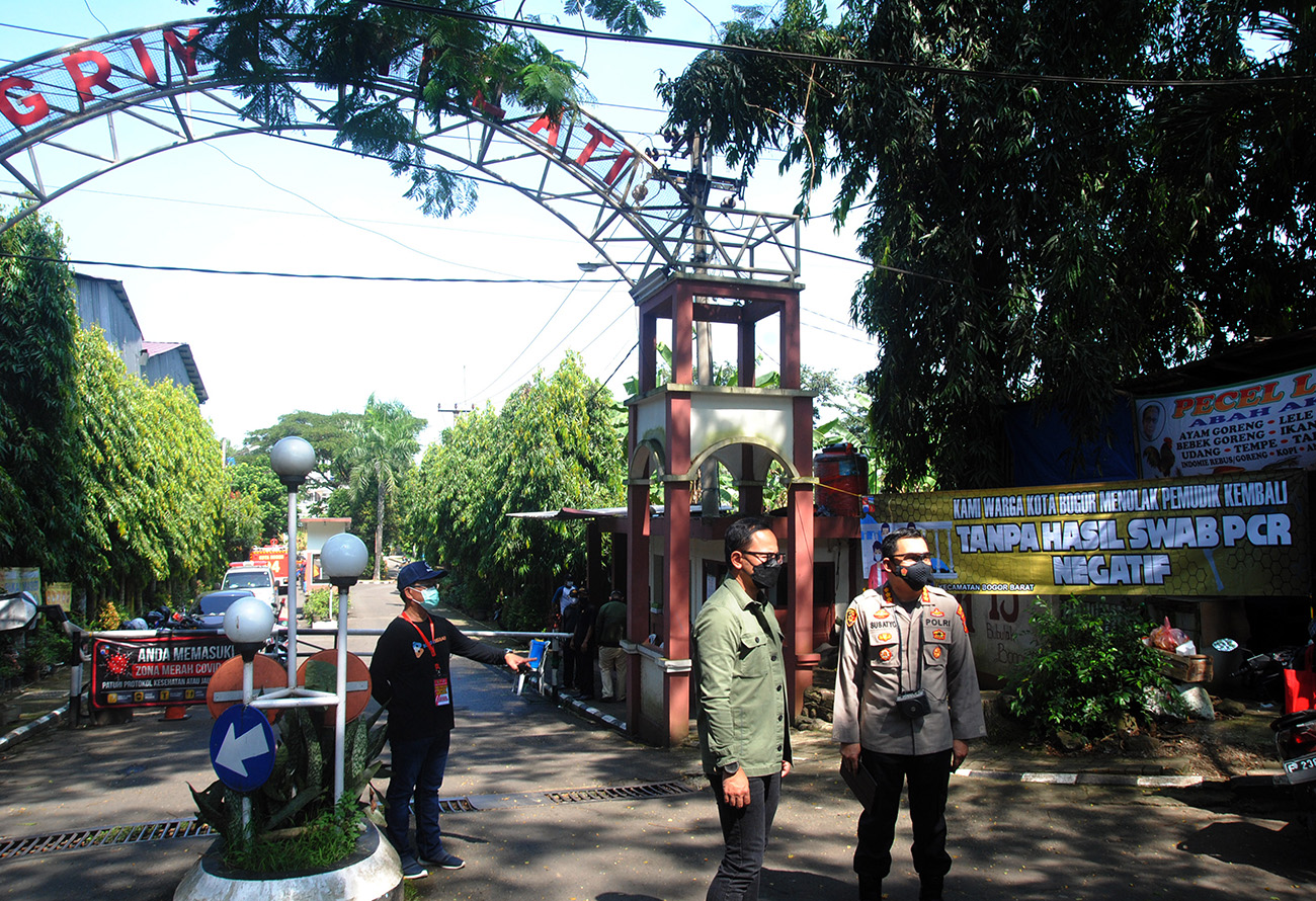 Kasus KLB Covid-19 di Perumahan Kota Bogor