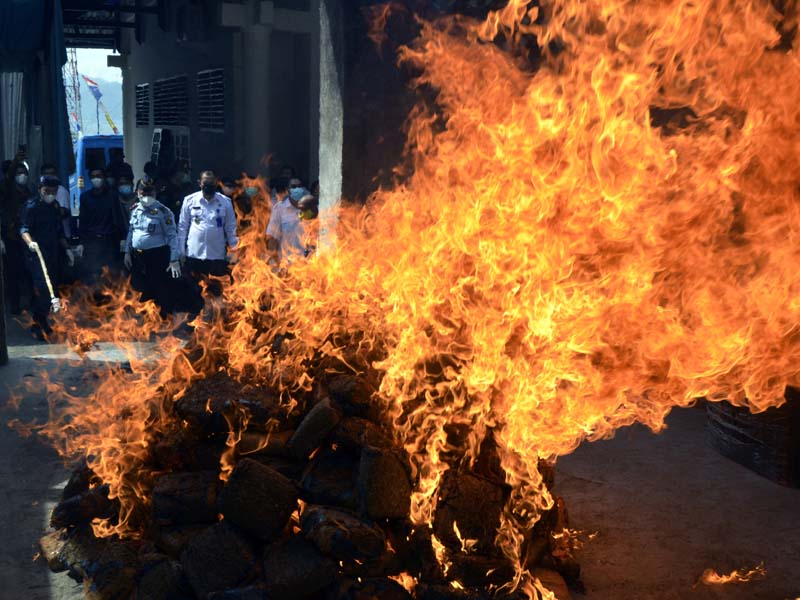 Pemusnahan Barang Bukti Narkoba