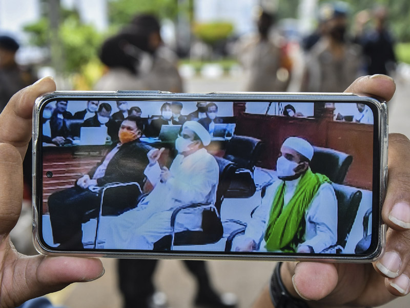 Sidang Lanjutan HRS Kasus RS UMMI