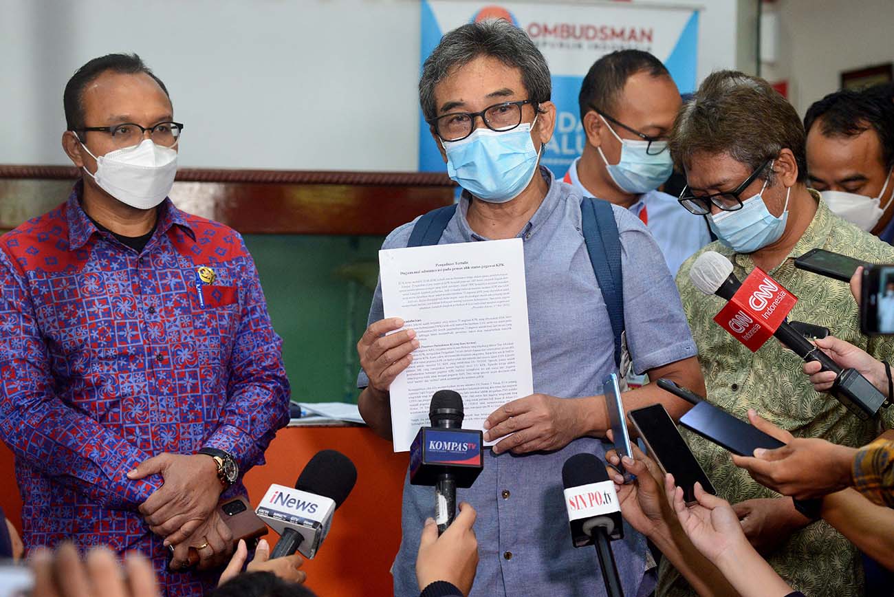 75 Pegawai KPK Laporkan Dugaan Maladministrasi TWK ke Ombudsman