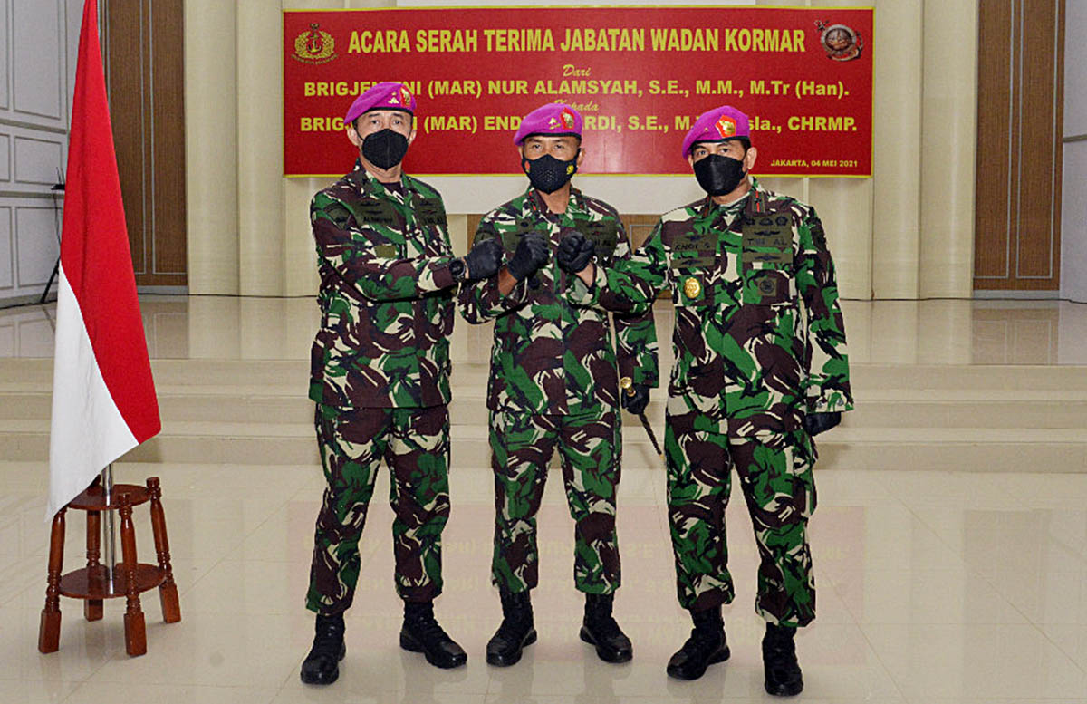 Brigjen (Mar) Endi S Jabat Sebagai Wakil Komandan Korps Marinir