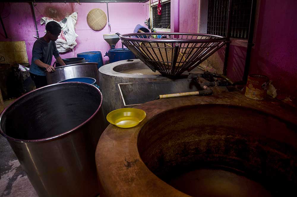 Produsen Tahu Melakukan Aksi Mogok