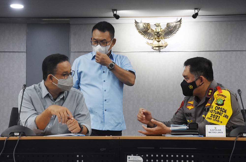 Rakor Antisipasi Lonjakan Covid-19 Saat Arus Balik Lebaran