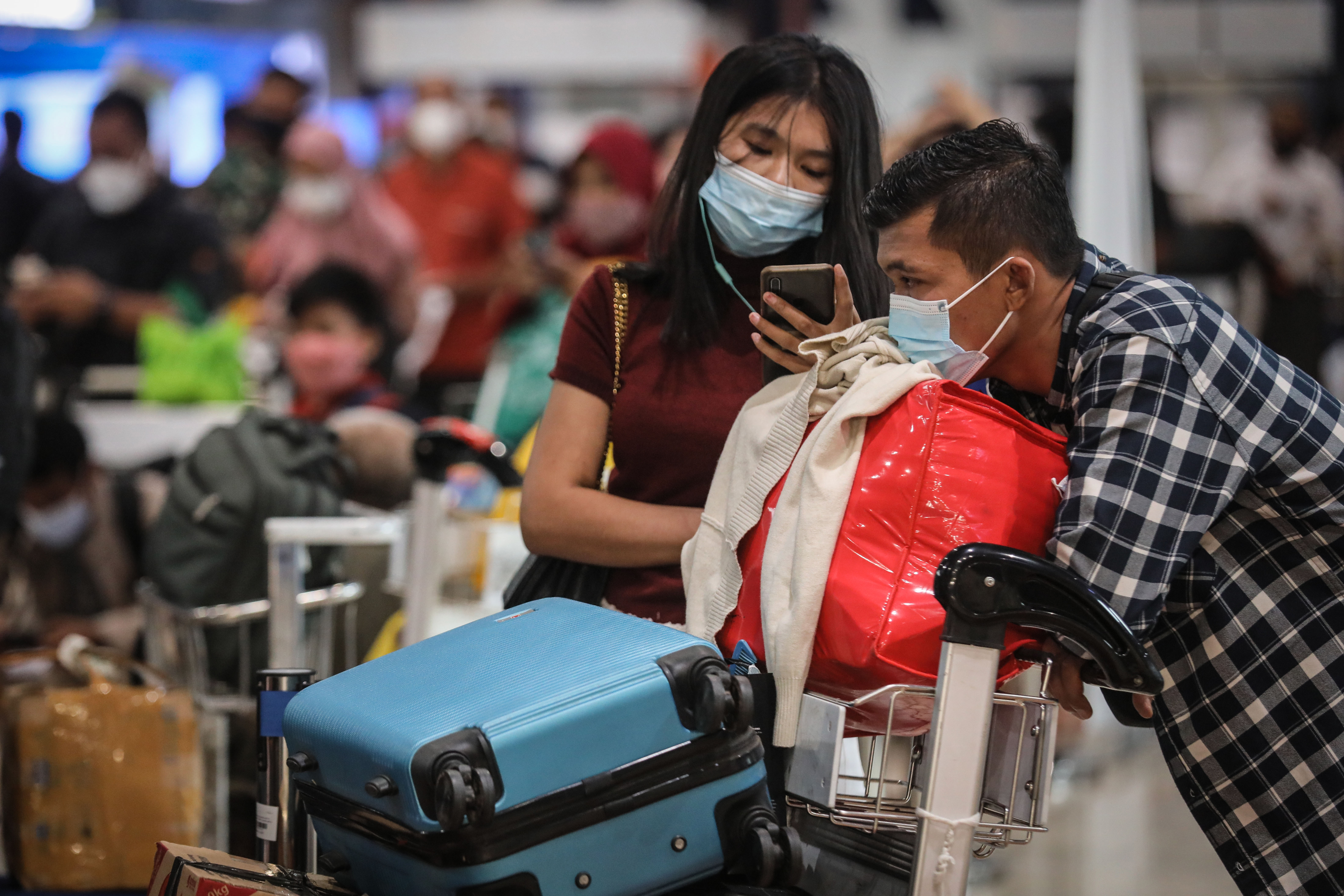 Ribuan Pemudik Gunakan Pesawat