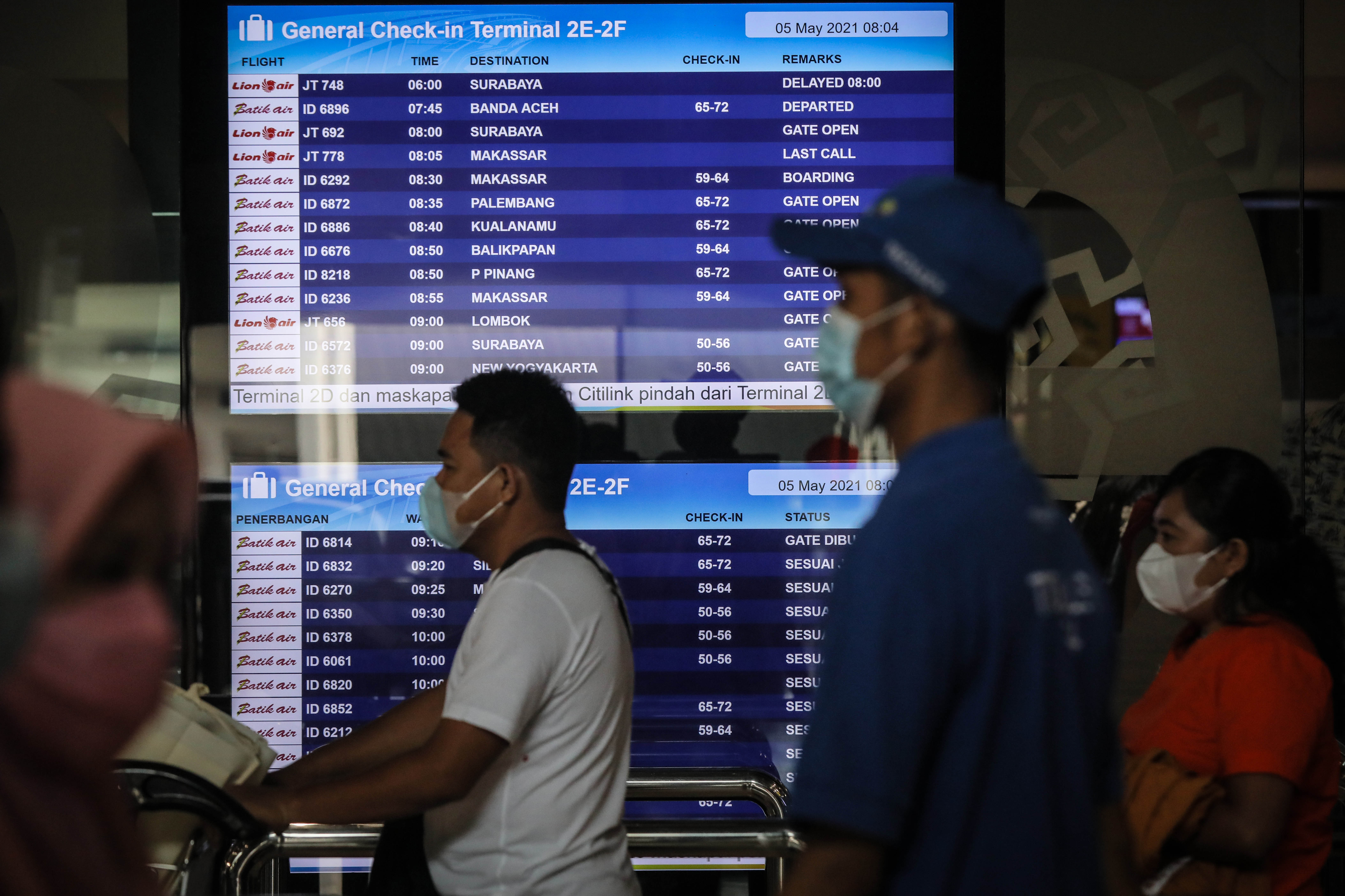 Ribuan Pemudik Gunakan Pesawat