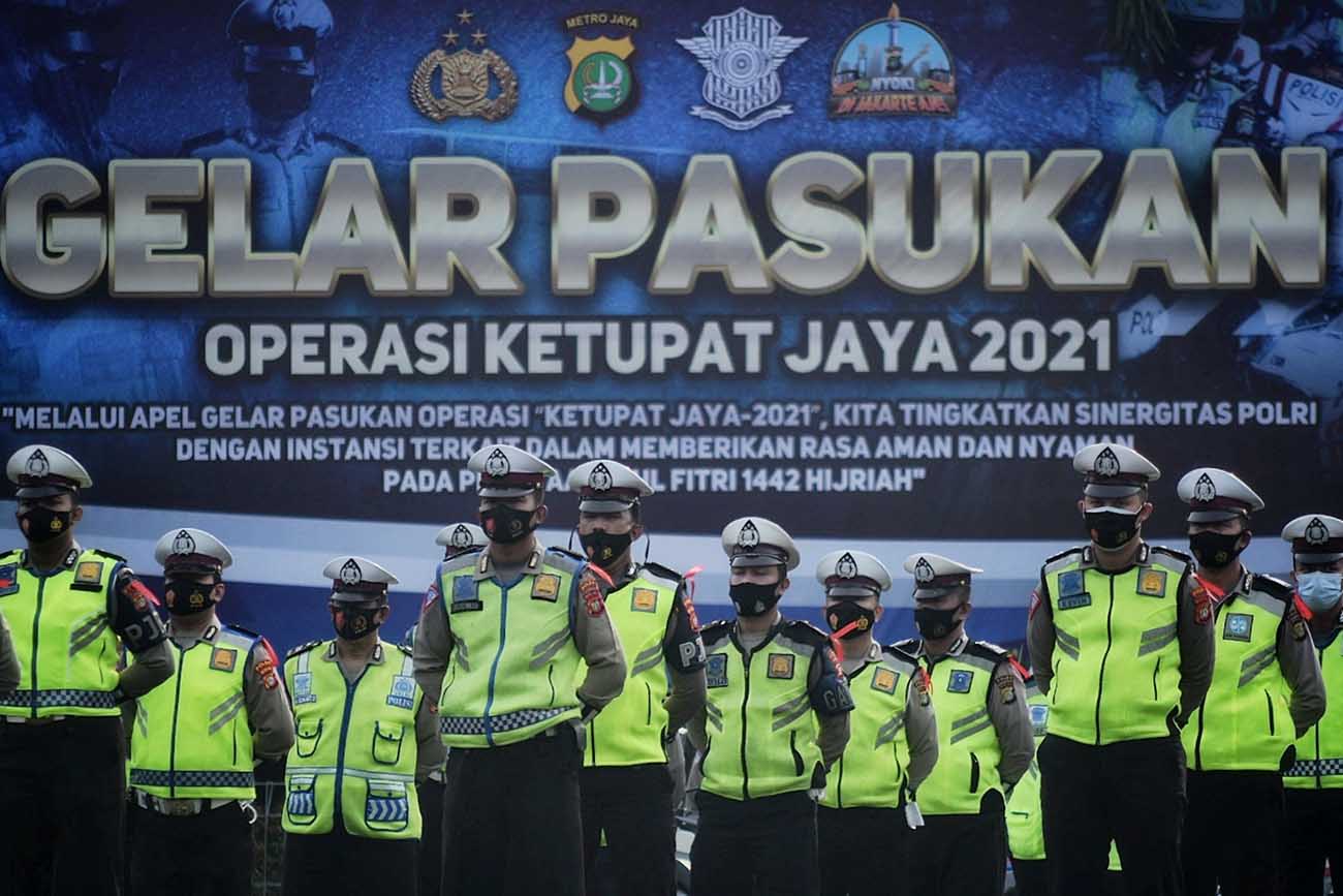 Apel Gelar Pasukan Operasi Ketupat Jaya 2021