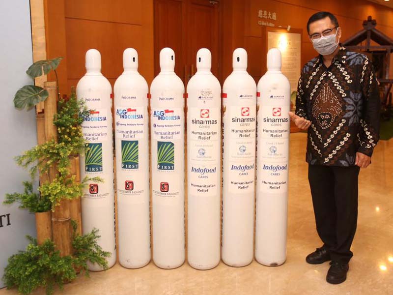 Indonesia Kirimkan Tabung Oksigen ke India