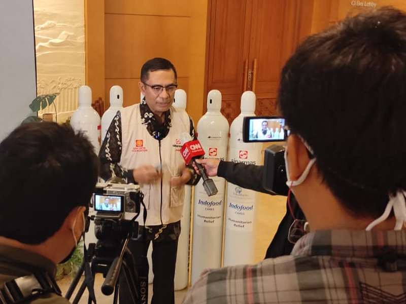 Indonesia Kirimkan Tabung Oksigen ke India