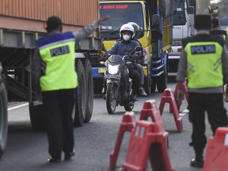 Pos Penyekatan Mudik Menuju Jawa Tengah