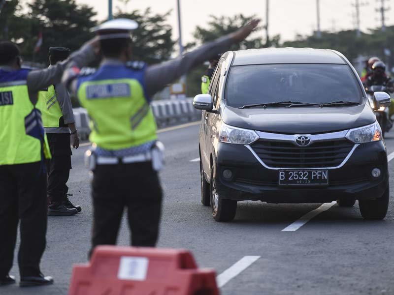 Pos Penyekatan Mudik Menuju Jawa Tengah