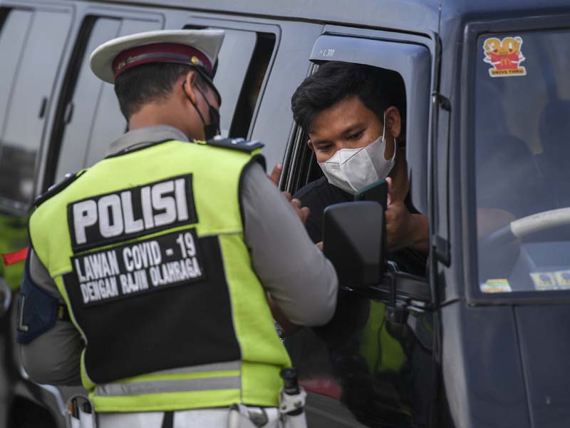 Pos Penyekatan Mudik Menuju Jawa Tengah