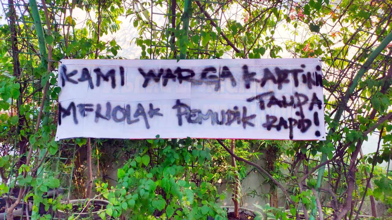 Warga Menolak Pemudik yang Kembali Tanpa Surat Bebas Covid-19