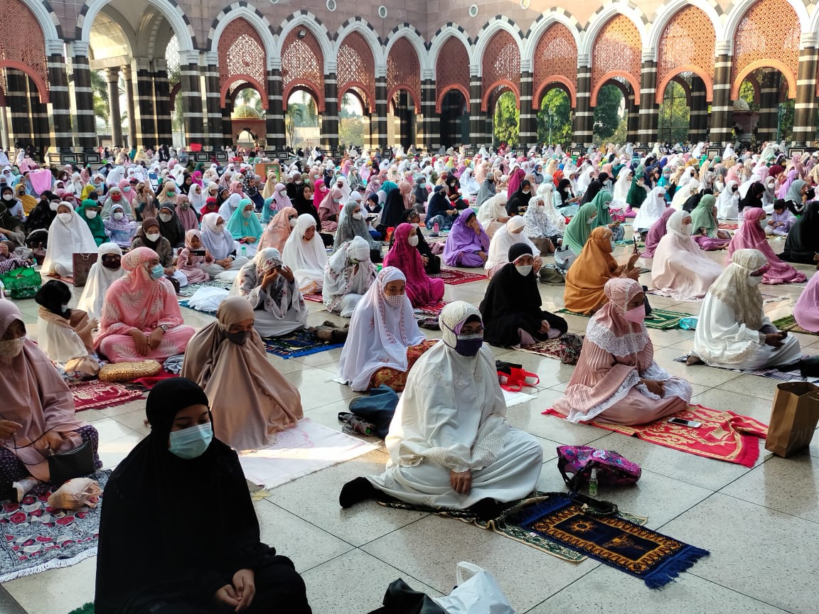 Masjid Kubah Emas Depok Gelar Shalat Idul Fitri 1442 H