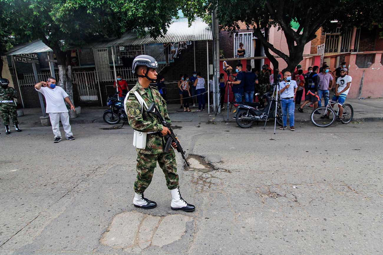 Ledakan Bom di Pangkalan Militer Kolombia