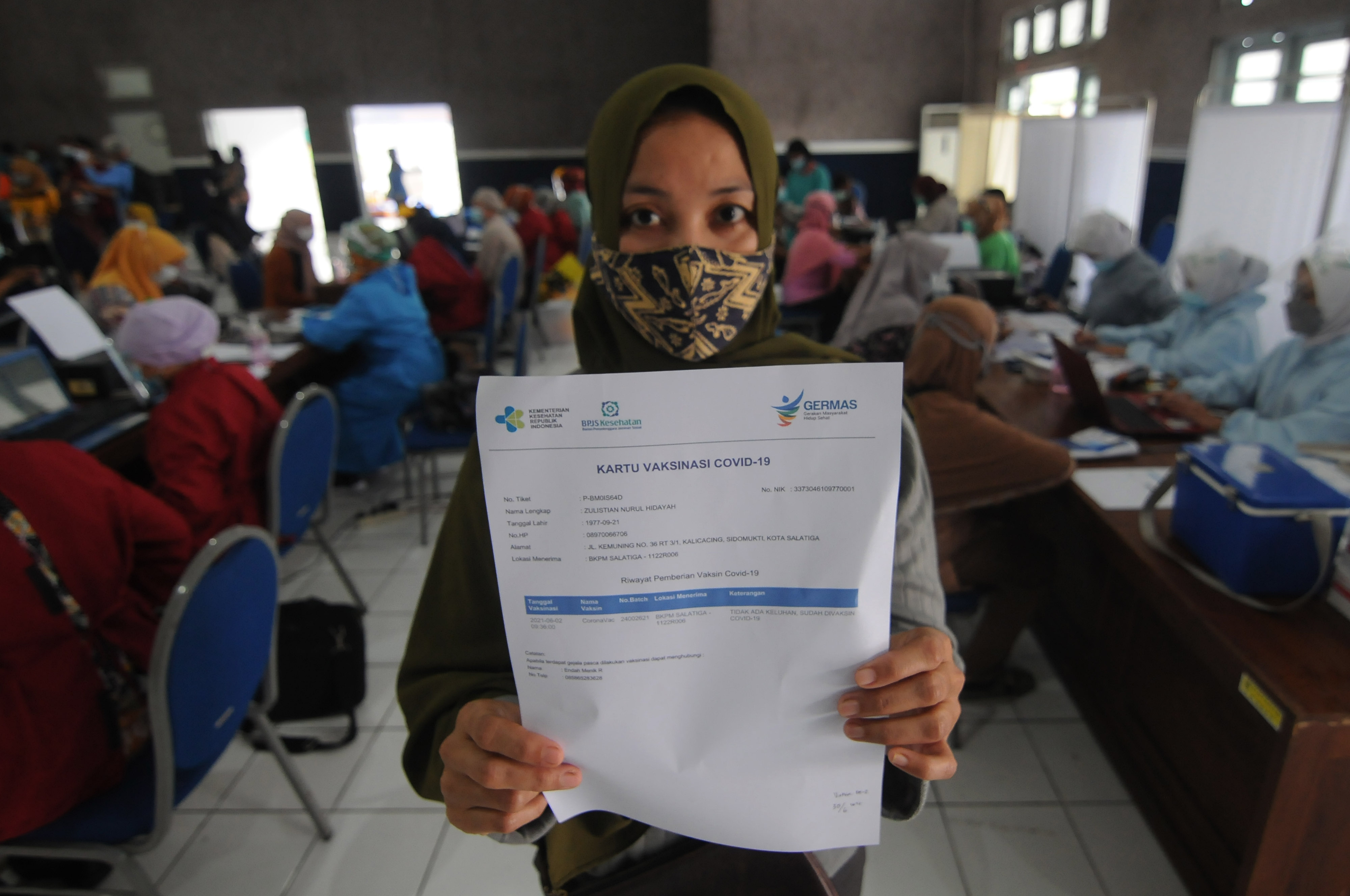 Vaksin Covid-19 Massal di Salatiga