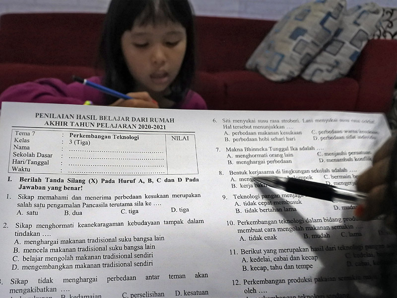 Evaluasi Hasil Belajar Dari Rumah Tingkat SD