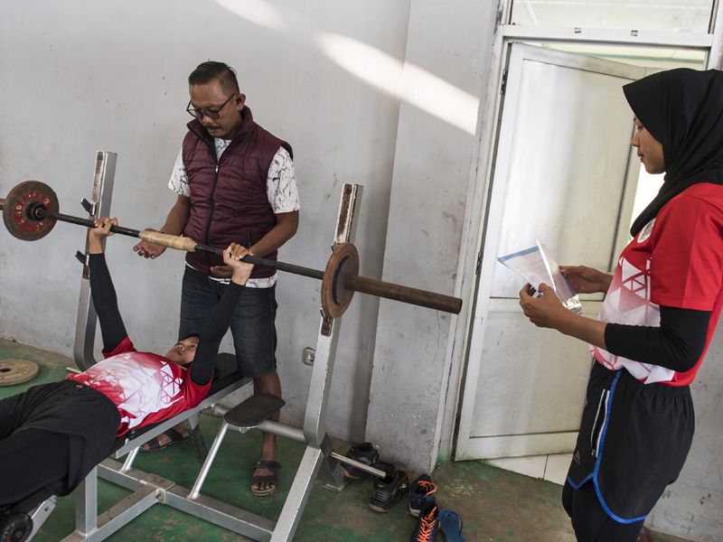 Latihan Atlet Dayung Jelang Olimpiade Tokyo