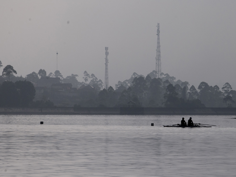 Latihan Dayung Rowing Jelang Olimpiade Tokyo