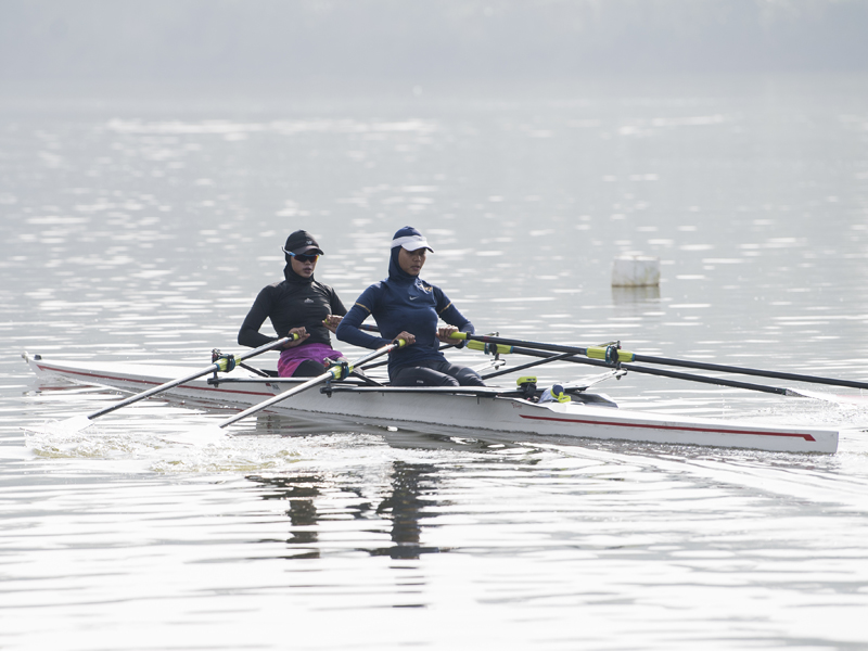 Latihan Dayung Rowing Jelang Olimpiade Tokyo