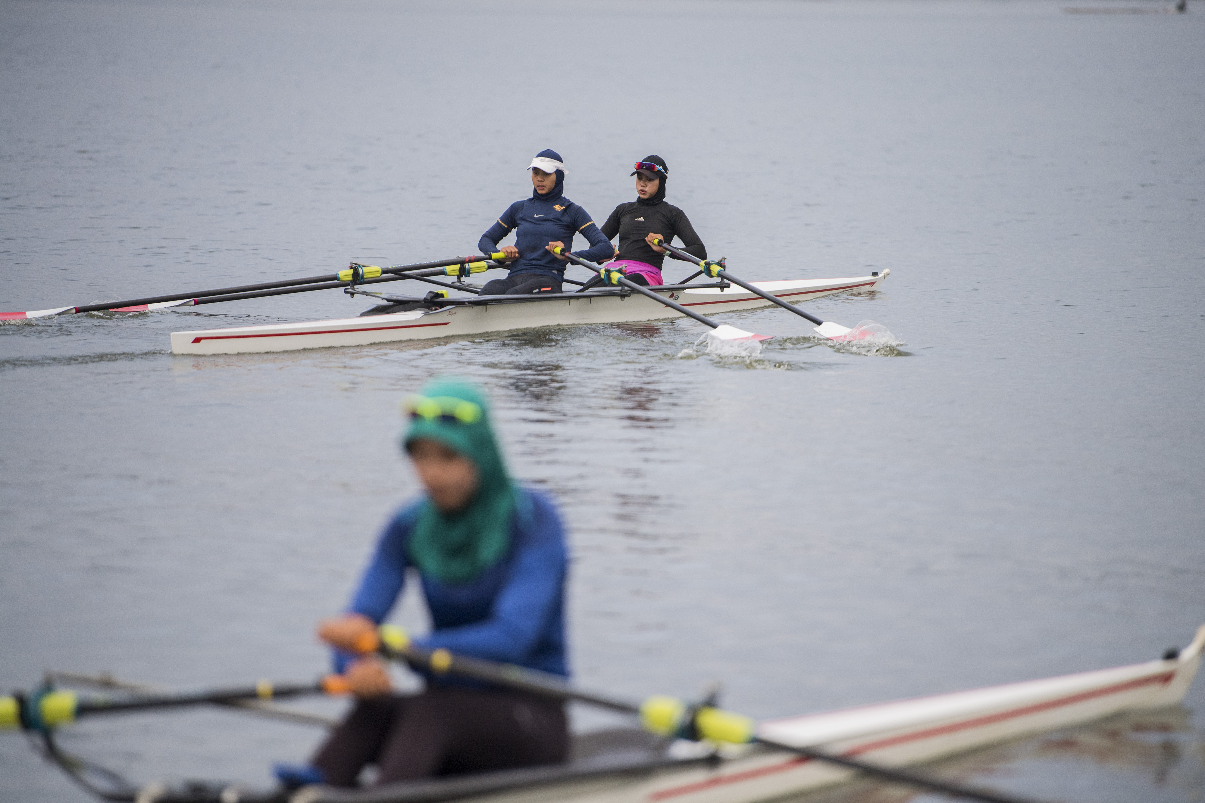 Latihan Dayung Rowing Jelang Olimpiade Tokyo