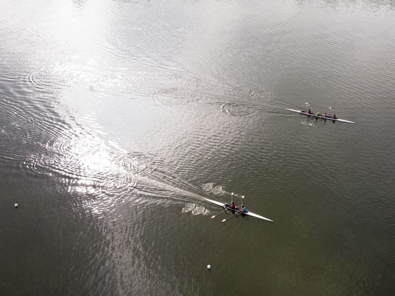 Latihan Dayung Rowing Jelang Olimpiade Tokyo