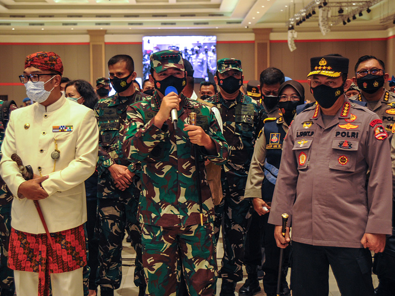 Kunjungan Kapolri dan Panglima TNI Di Bandung