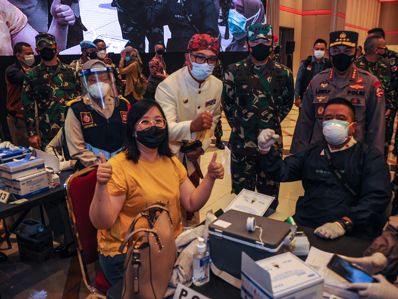 Kunjungan Kapolri dan Panglima TNI Di Bandung