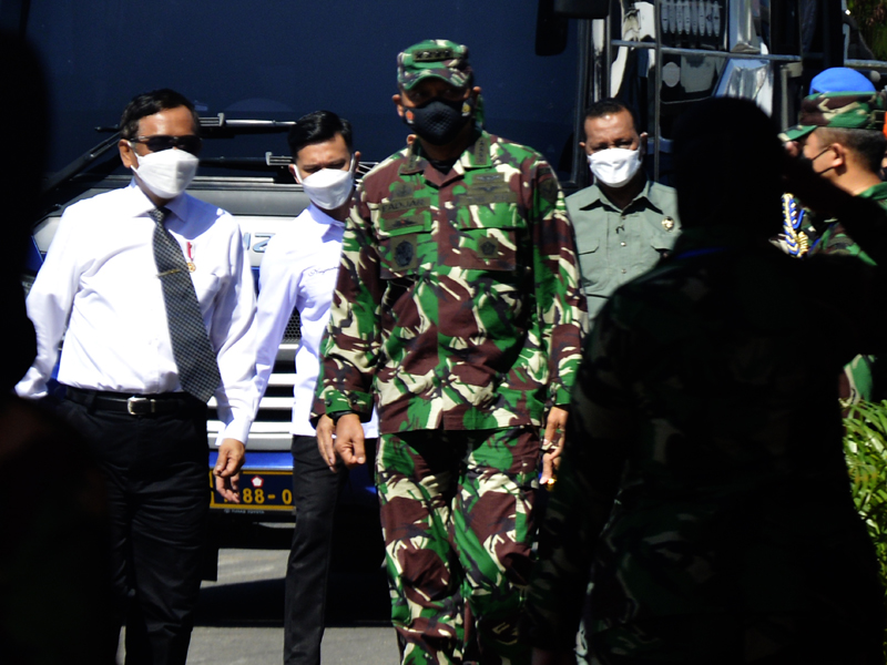 Kunjungan Kerja Menkopolhukam