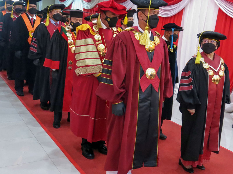 Pengukuhan Megawati Soekarnoputri Sebagai Guru Besar