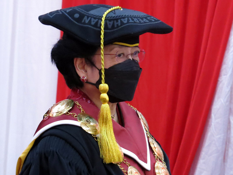 Pengukuhan Megawati Soekarnoputri Sebagai Guru Besar