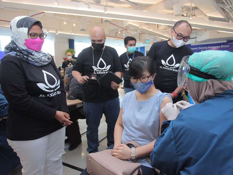 Program Vaksin Gotong Royong XL Axiata