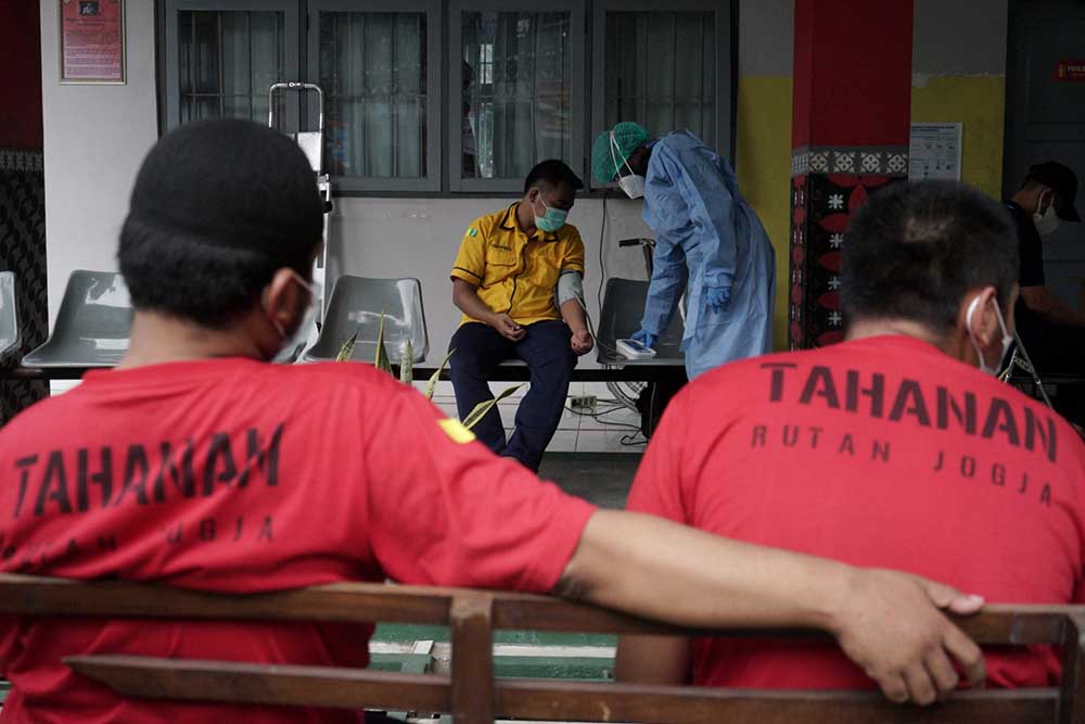 Vaksinasi di Rutan Yogyakarta