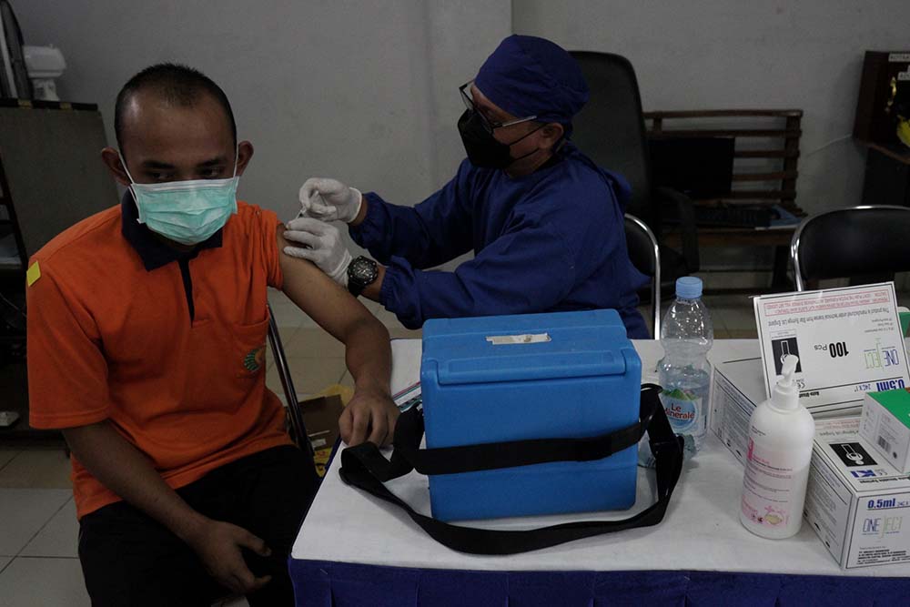 Vaksinasi di Rutan Yogyakarta