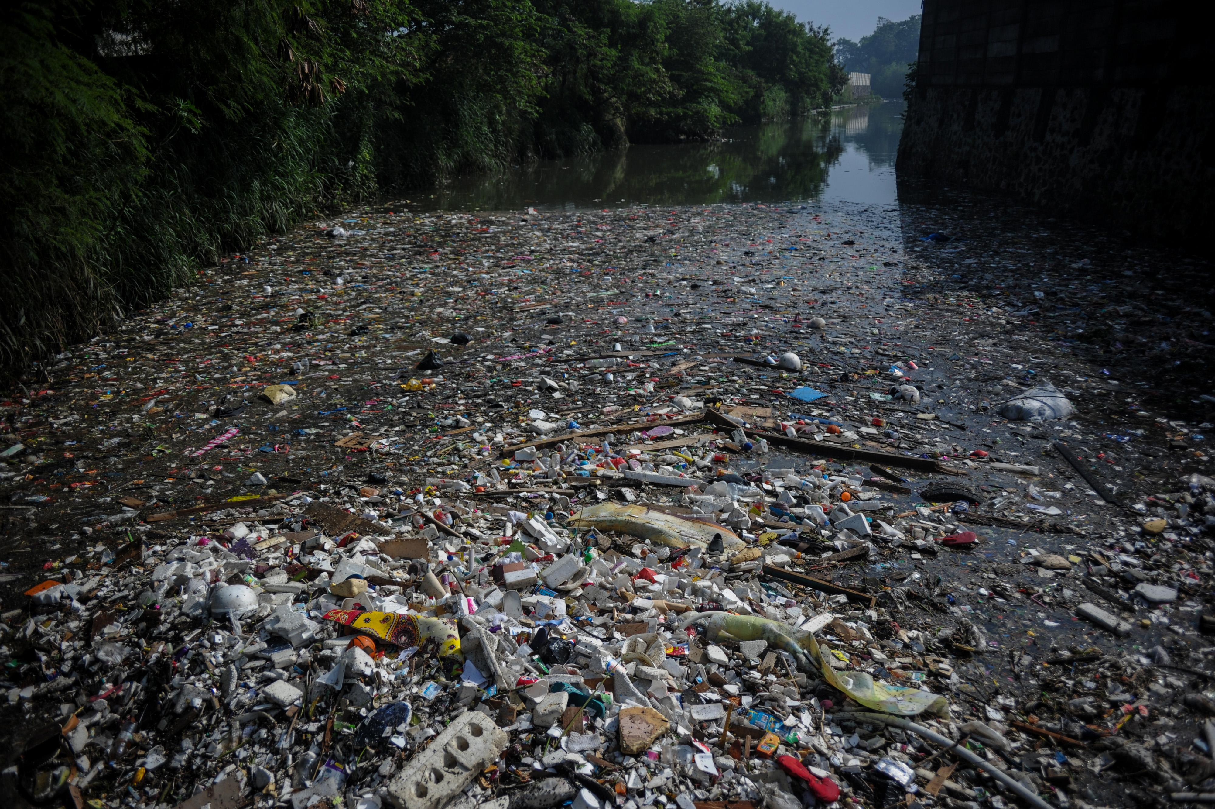 Sampah di Sungai Citarum