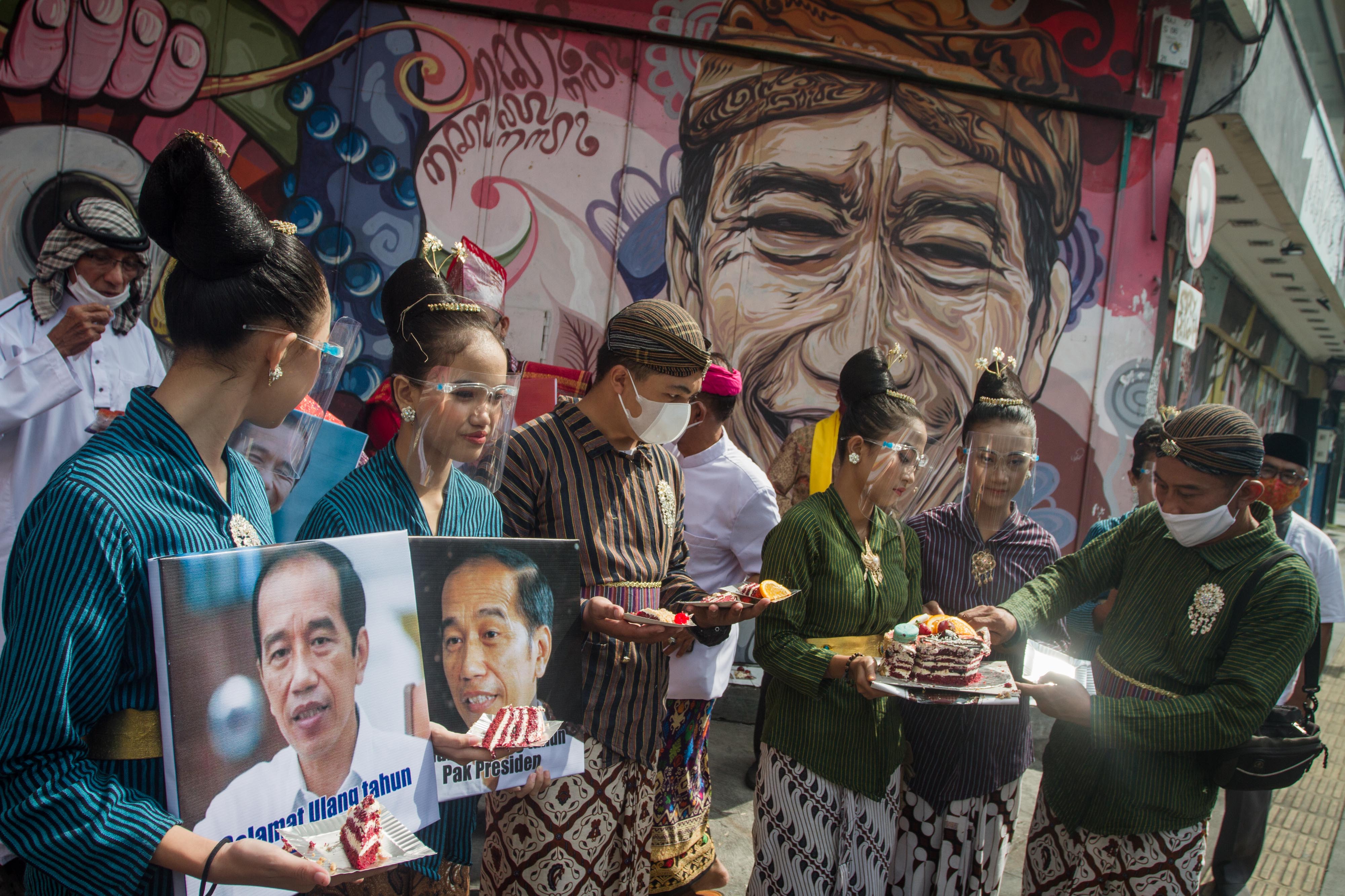 Aksi Ucapan Ulang Tahun Kepada Presiden Jokowi