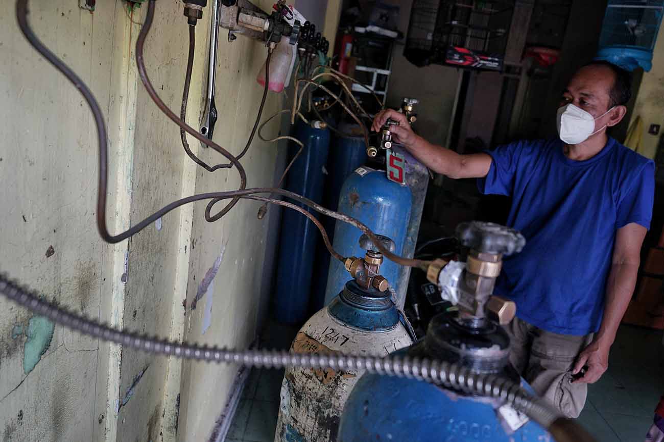 Stok Oksigen di DIY Langka Setelah Lonjakan Kasus Covid-19 
