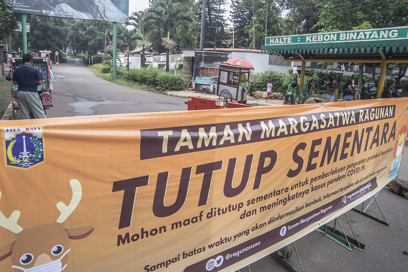 Taman Margasatwa Ragunan Tutup Sementara